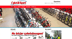 Desktop Screenshot of cykelosport.com
